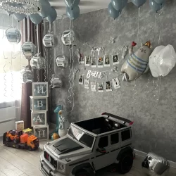 Двухместный электромобиль Mercedes Benz G63 AMG BRABUS 900 Rocket Edition 24V 4WD серый